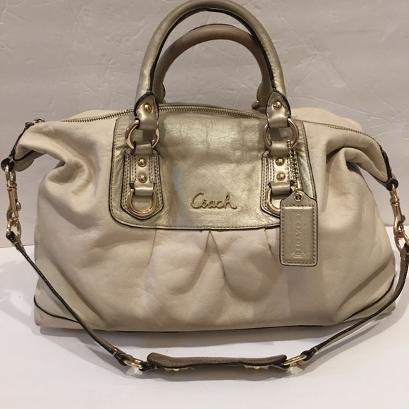 Coach Handbags - Coach Ashley Pebbled Leather Shoulder Bag